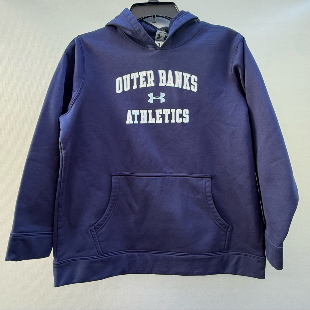 Under Armour Navy Outer Banks Athletics‎ Hoodie Youth Large
